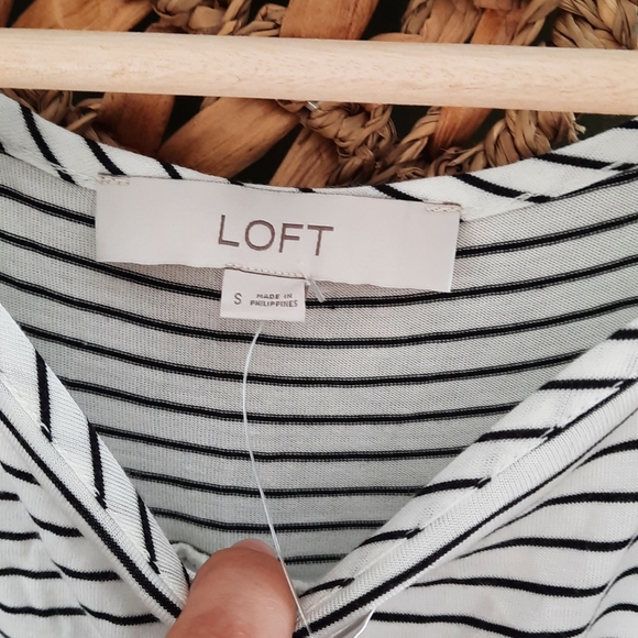 Loft Halter Striped Tank sz Small, lightweight and relaxed fit - Picture 5 of 7